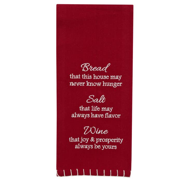 Bread Salt Wine Dishtowel for wholesale by Park Designs