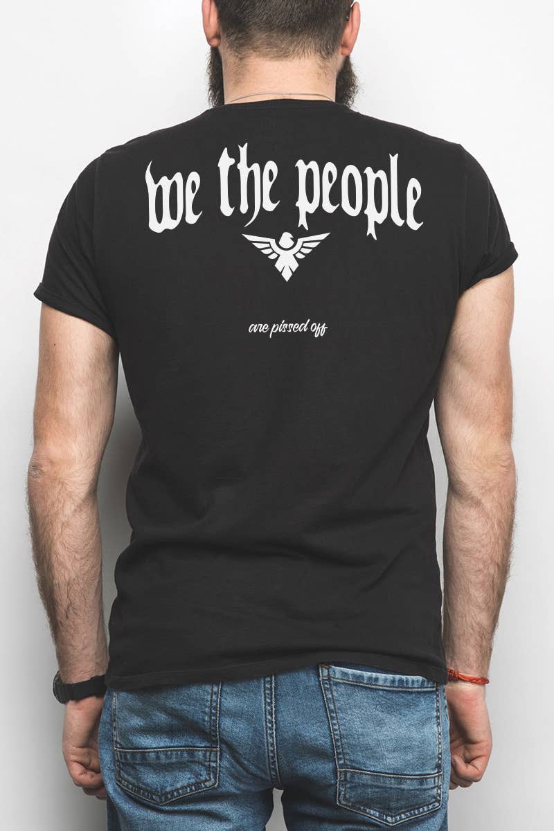 Polar bee - Wholesale Screen Printed T-Shirt - Men's - PB-1404.  WE THE PEOPLE2