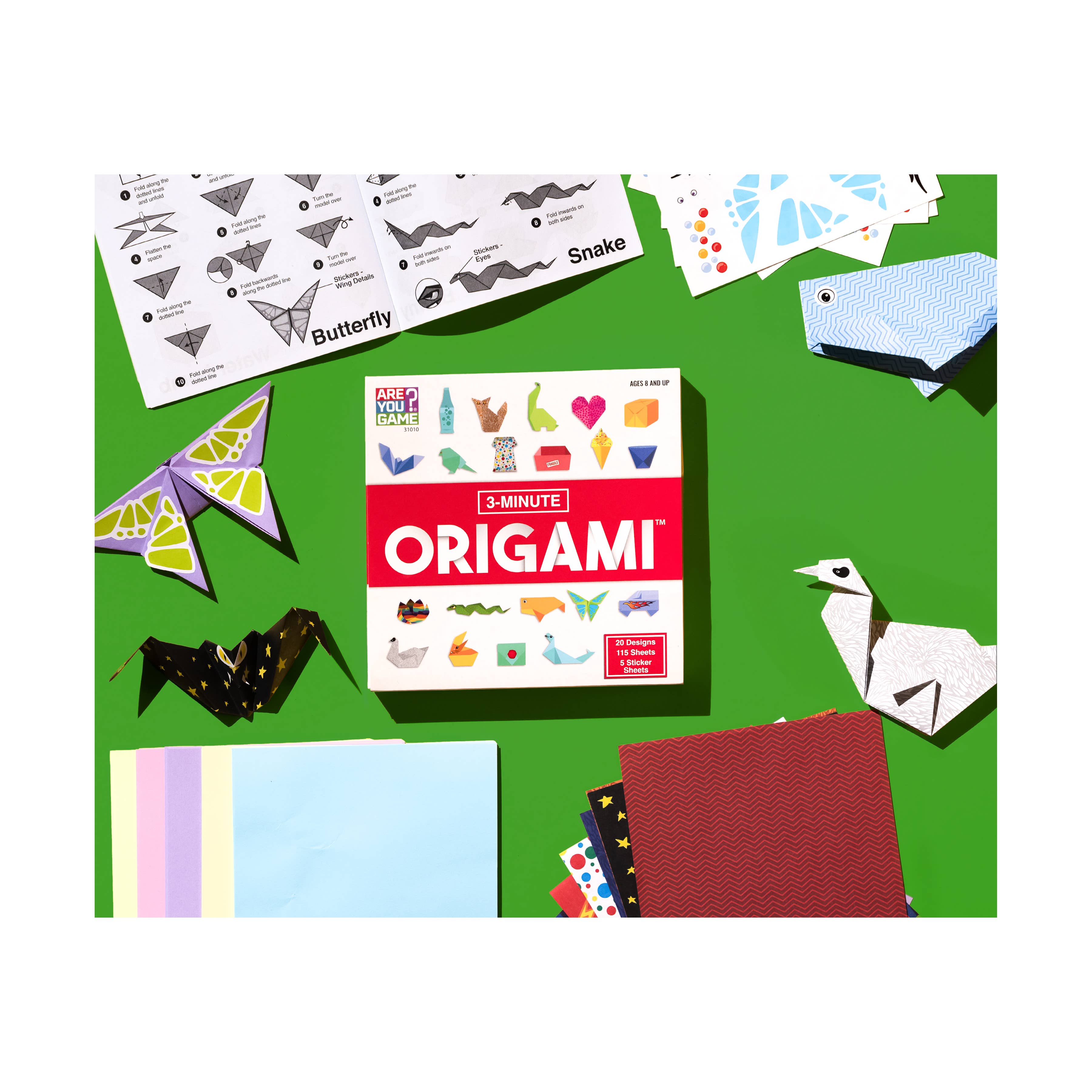 AreYouGame - Wholesale DIY Craft Kit - Kids - 3-Minute Origami5