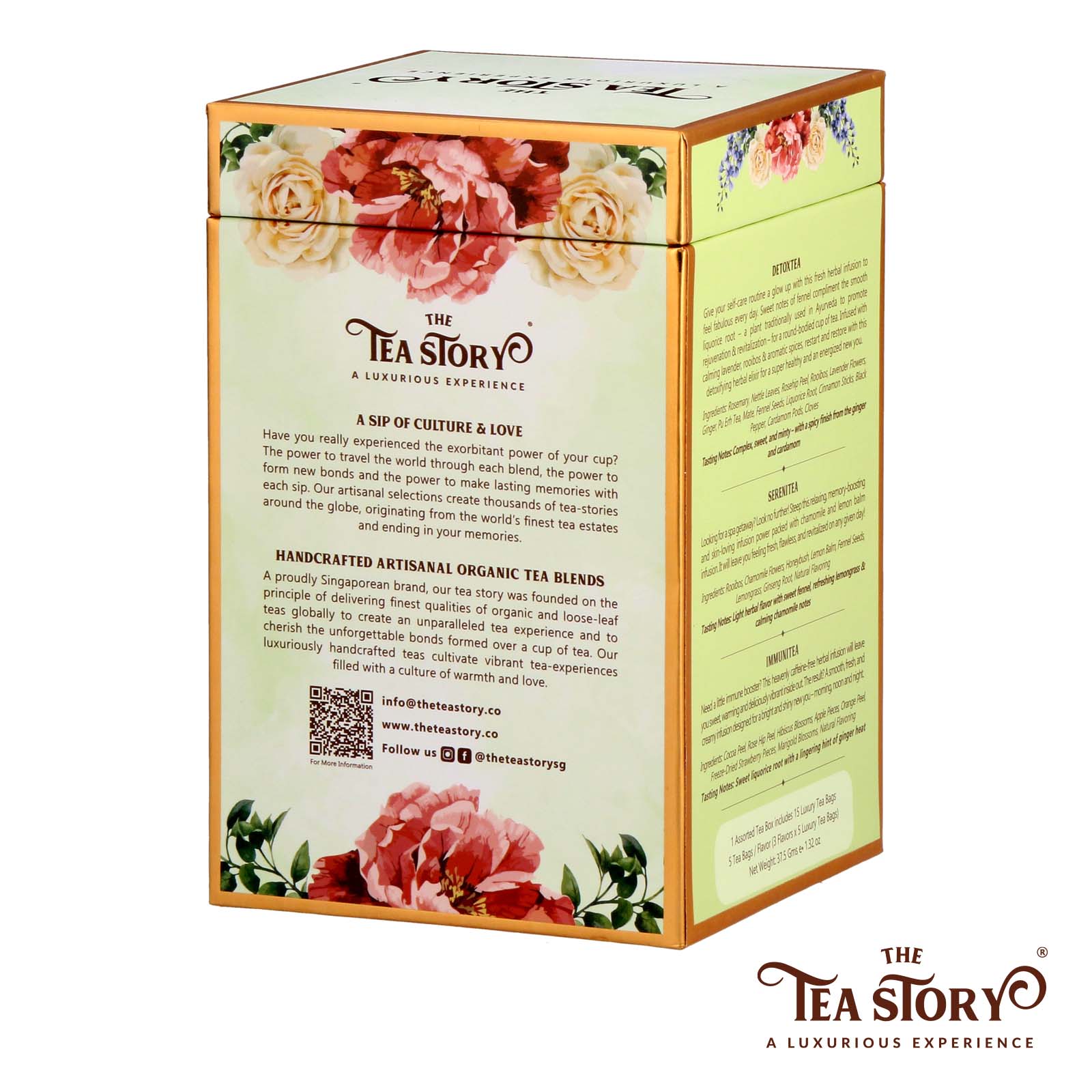 The Tea Story - Vendita all'ingrosso Tè in bustine - Scatola da tè assortita Wellness Blends3