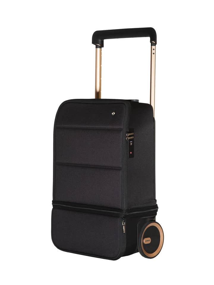 NOMAD: bagaglio a mano espandibile intelligente a 2 ruote nero rame per la vendita all'ingrosso da parte di Kabuto