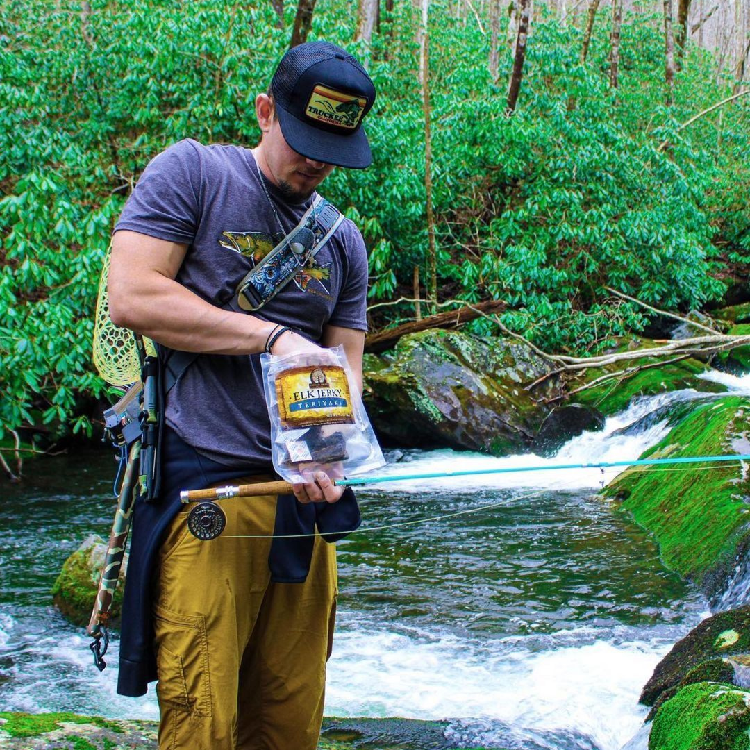 Mahogany Smoked Meats - Wholesale Jerky - Black Peppered Elk Jerky - All-Natural, 3oz6