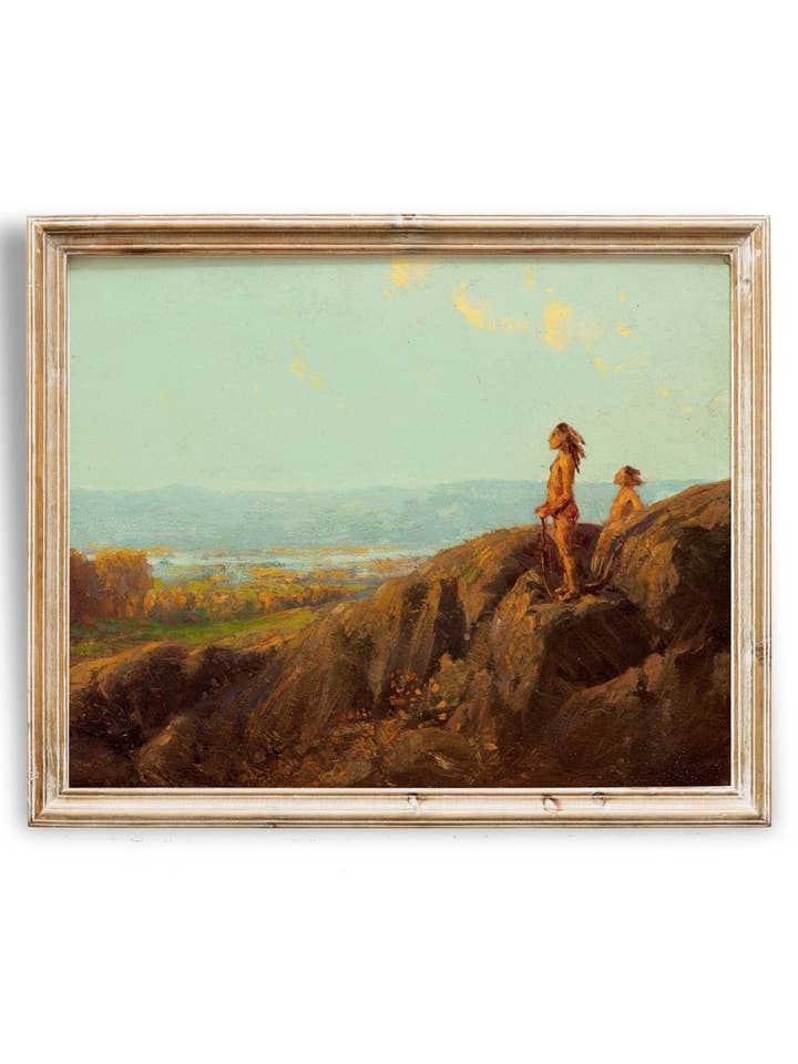 Arte rústica de parede Boho | Escoteiros Vintage Nativos Americanos por atacado de Knot & Soul