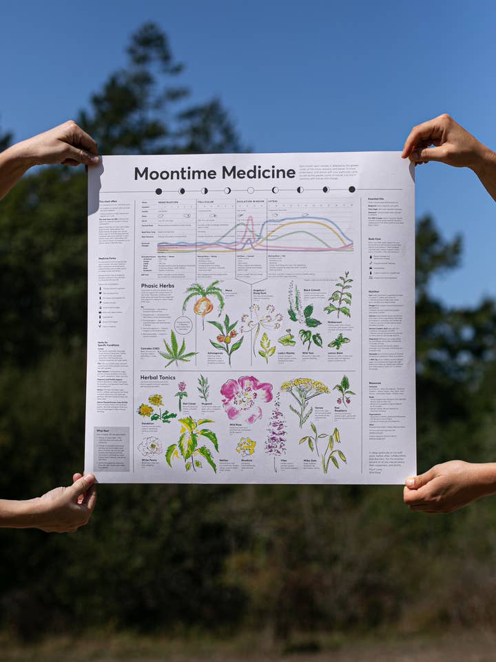 Moontime Medicine Guide for wholesale by Wild Rose Studios