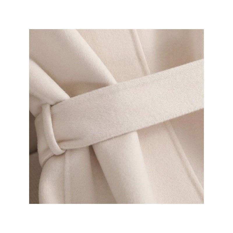 UZ Wholesale Store – wholesale Coat – Women’s – Stylish Slim Fit Mid-Length Double-Sided Cashmere Coat4