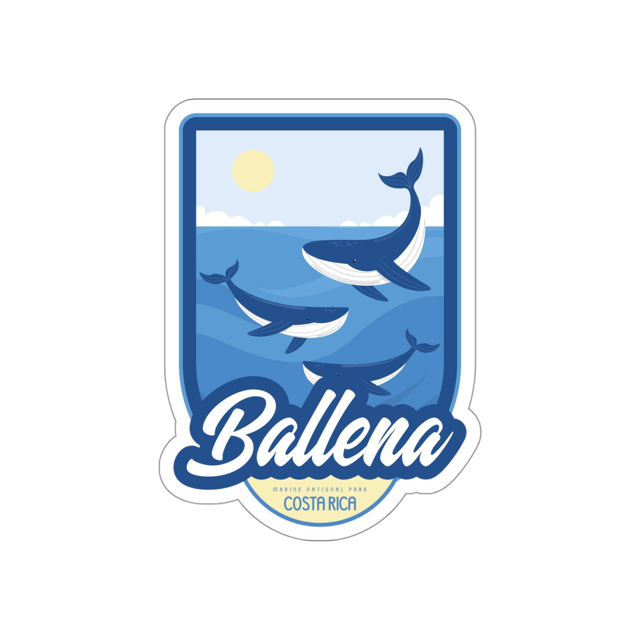 Trail Memories - Wholesale Sticker - Ballena Marine National Park - Costa Rica, Outdoor Sticker1