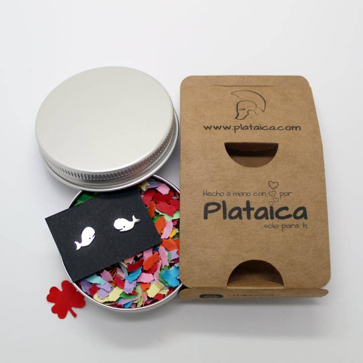 Plataica - Wholesale Stud/Post Earrings - 925 silver whale earrings9