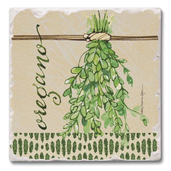 Conimar Promotions - Wholesale Coasters - "Oregano" Single Absorbent Tumbled Tile Coaster
