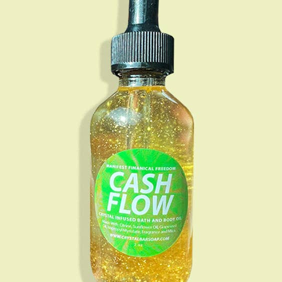 Crystal Bar Soap - Wholesale Bath/body oil - Cash Flow - 2 oz Bath & Body Oil (Crystal-Infused)1