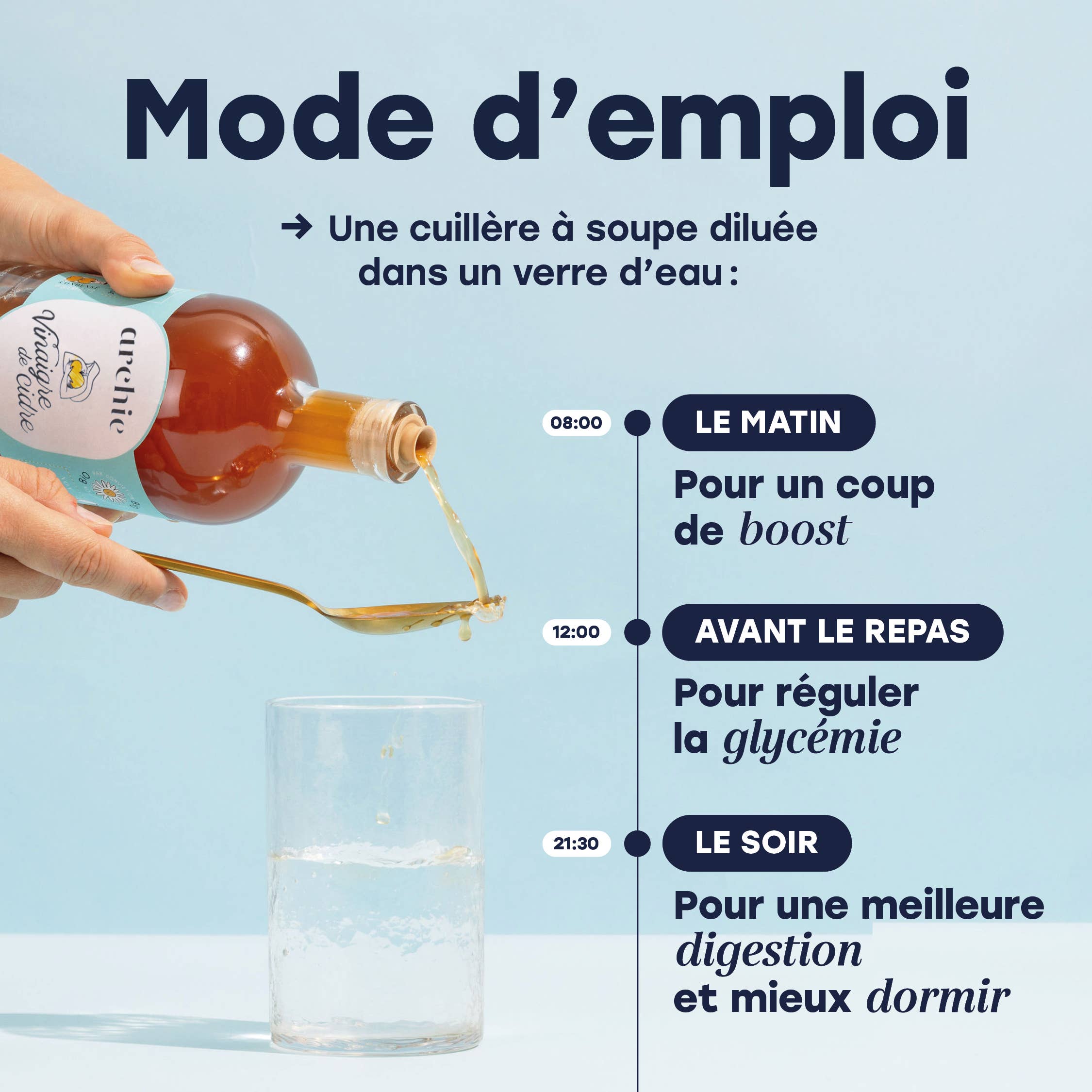 archie - Wholesale Vinegar - Vinaigre de Cidre biologique 200ML - MINI - Archie4