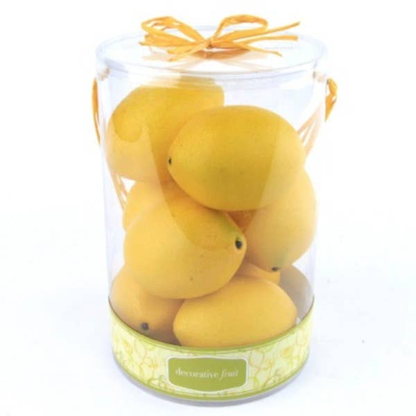 Flora Bunda Inc - Wholesale Decorative Tabletop Object - Tube-Pack Faux Lemons0