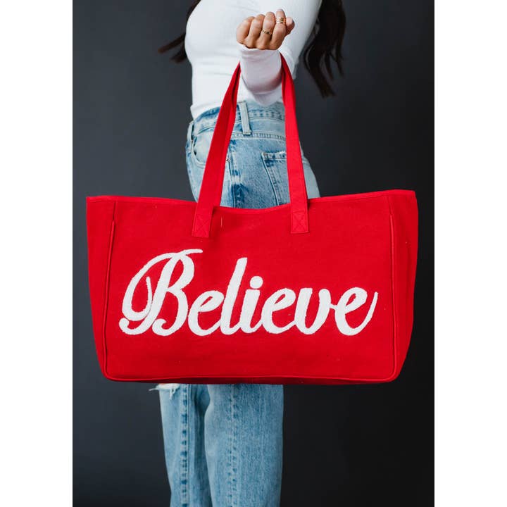 Panache Apparel Co. - Wholesale Tote Bag - Women's - Believe Tote