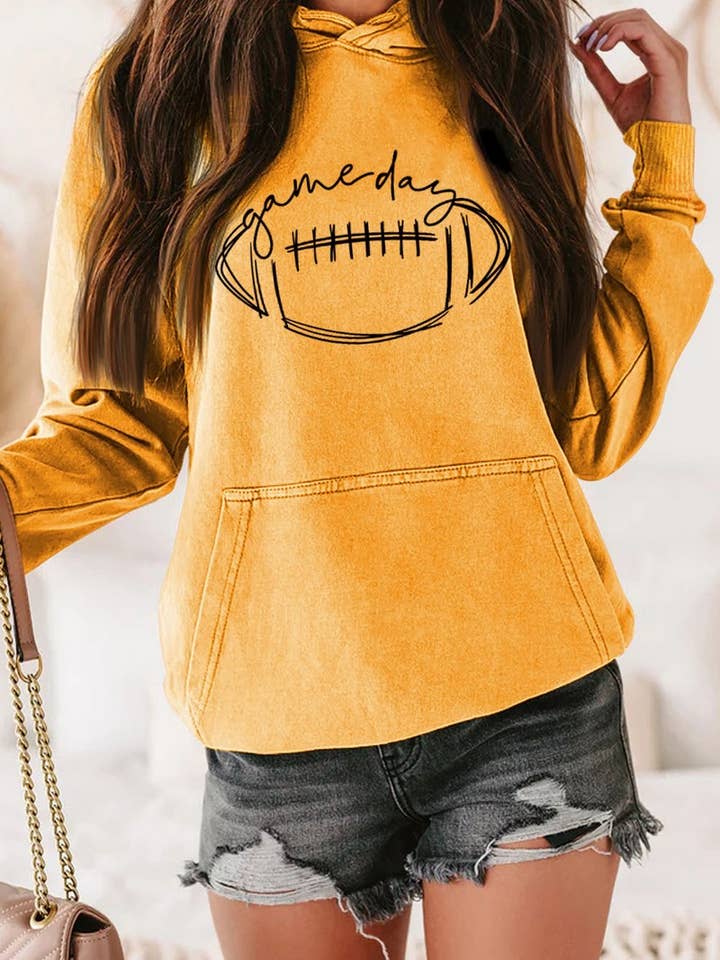 Lily Clothing - Wholesale Hoodie - Women's - CWOHOL0185_GAME DAY PRINTING LONG SLEEVE HOODIE PULLOVER4