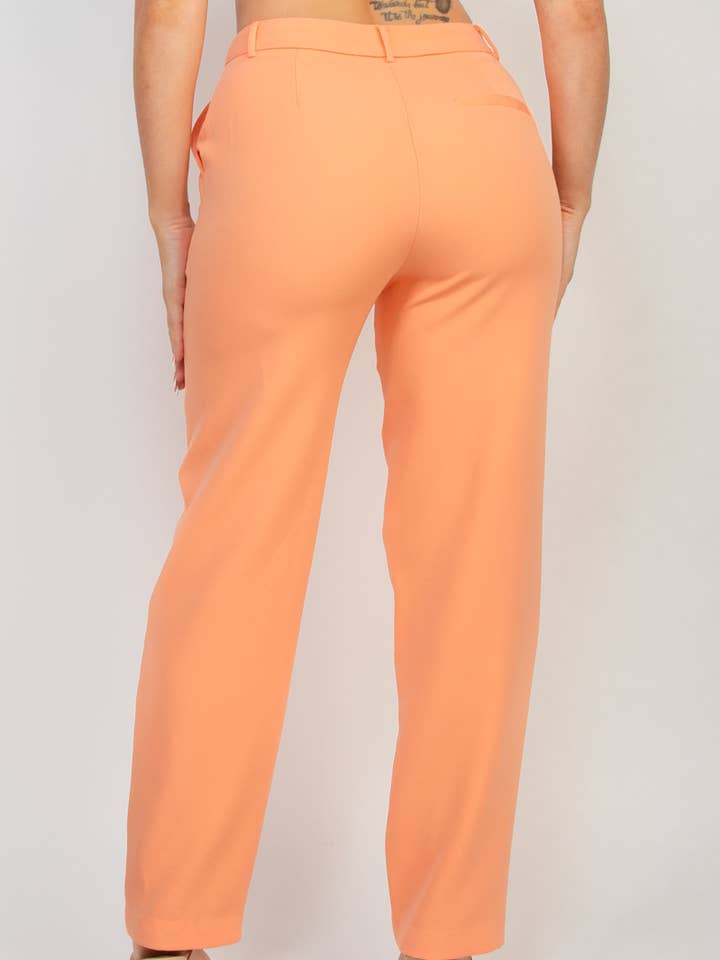 ACG Los Angeles - Wholesale Pants - Women's - Women's Dressy Mid Rise Solid Pants