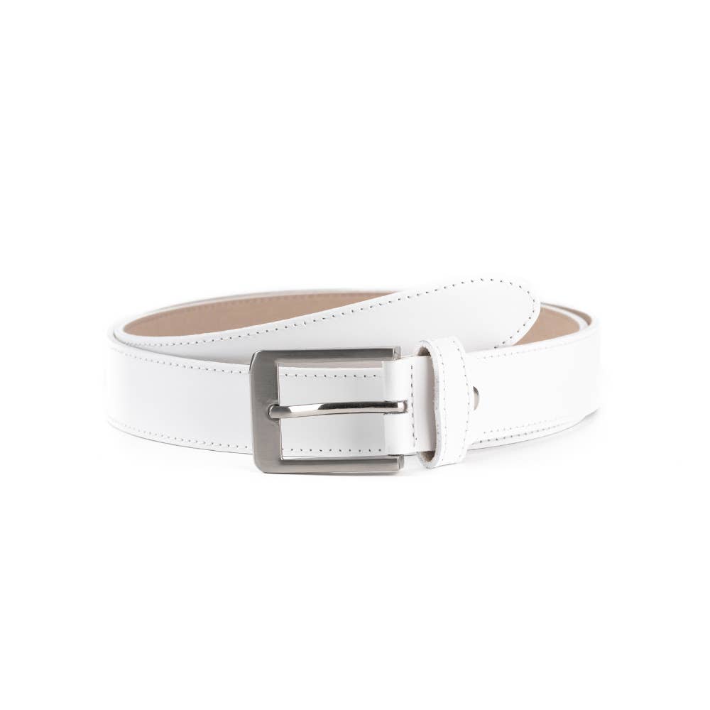 VALTICO - Wholesale Belt - Women's - 100% leather belt with stitching and nickel buckle6