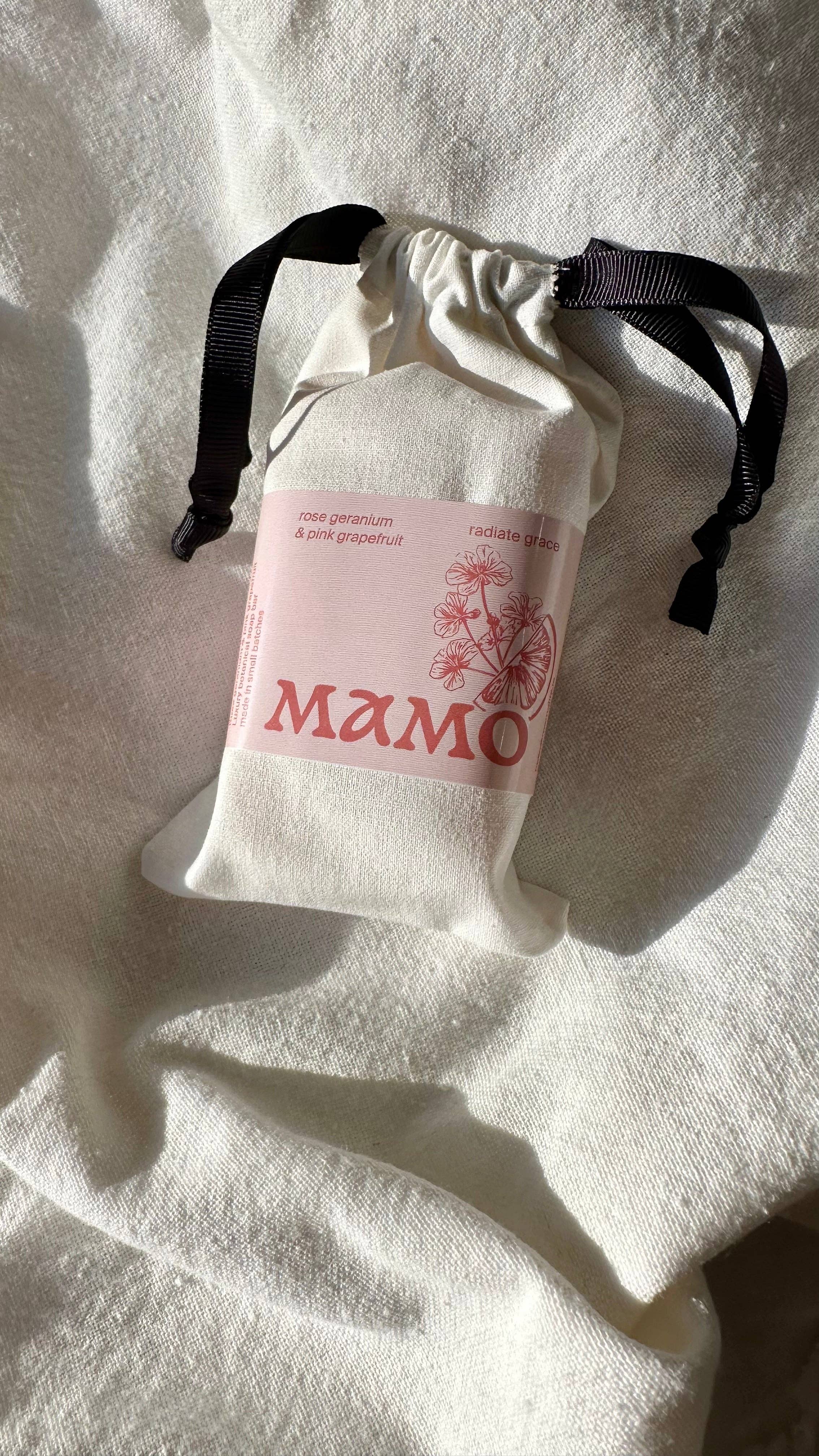 MAMO - Wholesale Bar Soap - Rose Geranium & Pink Grapefruit Body Soap Bar -Radiate Grace2