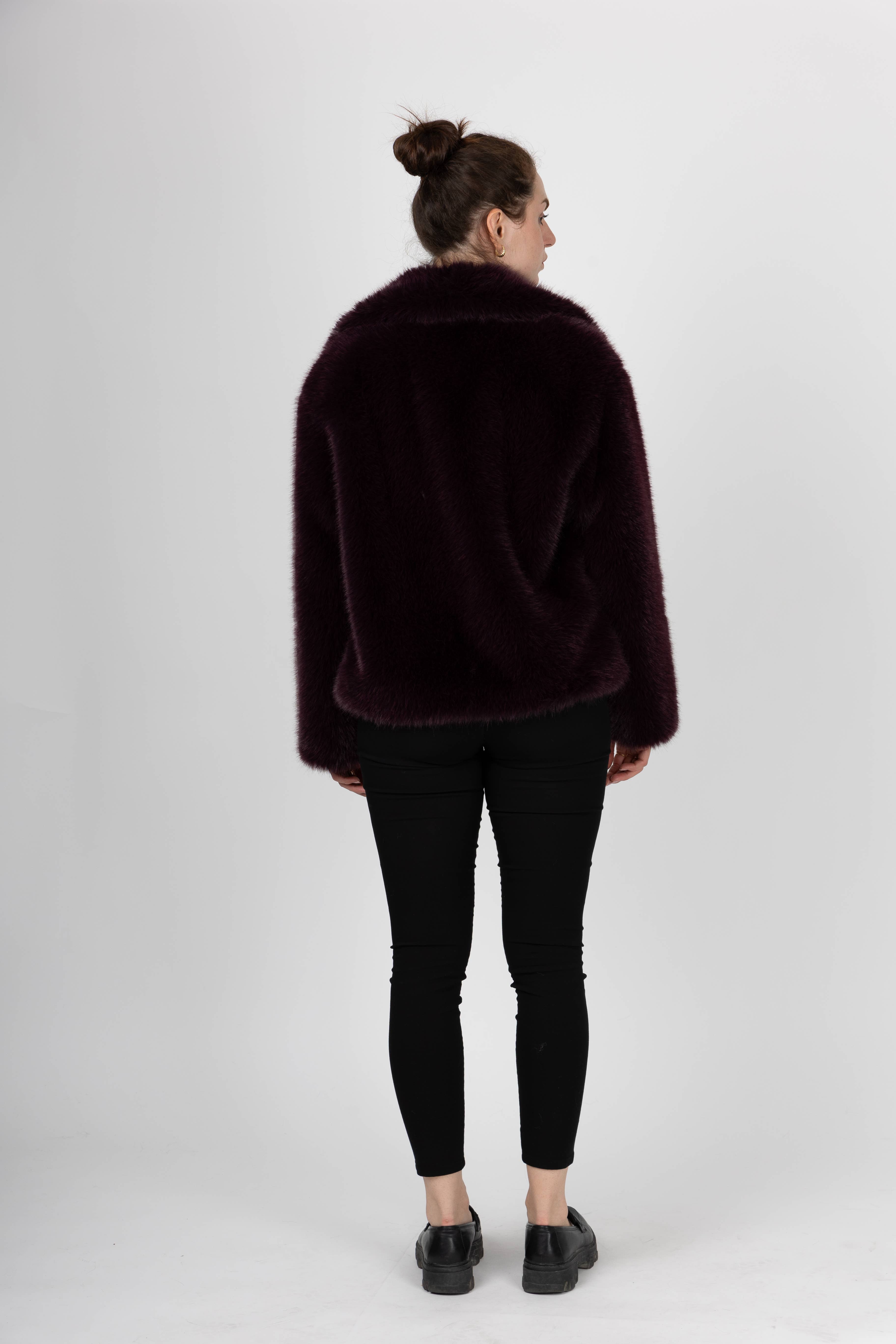 KZELL PARIS - Wholesale Fur/Faux Fur Coat - Women's - SHORT FAUX FUR COAT8