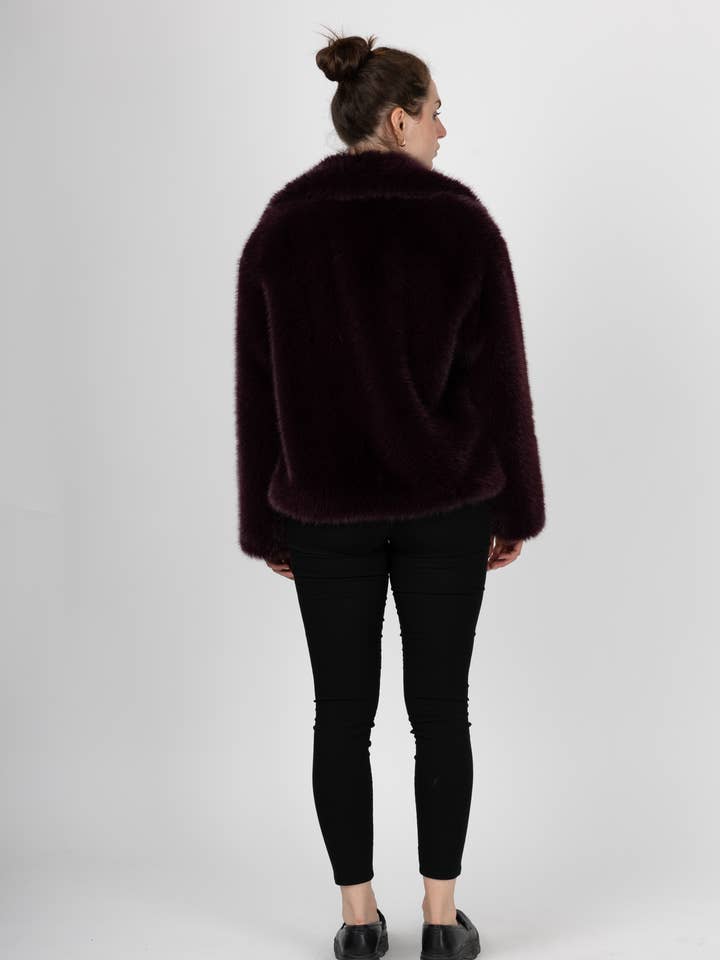 KZELL PARIS - Wholesale Fur/Faux Fur Coat - Women's - SHORT FAUX FUR COAT8