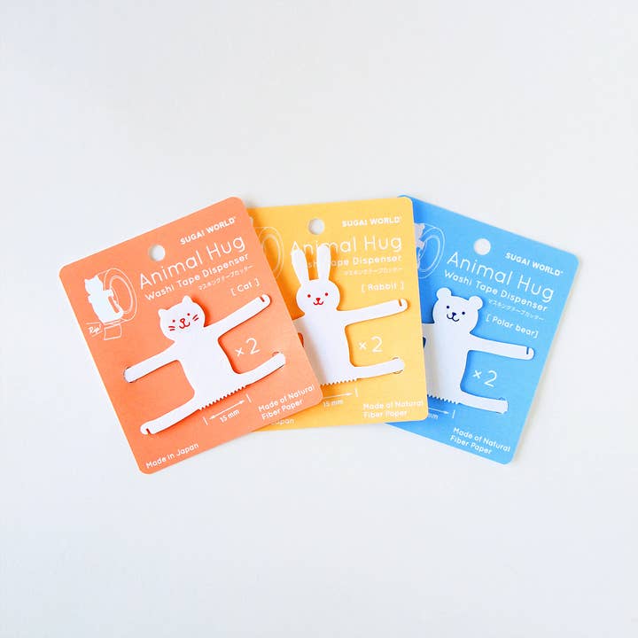 SUGAI WORLD - Wholesale Tape Dispenser - Animal Hug washi tape dispenser10