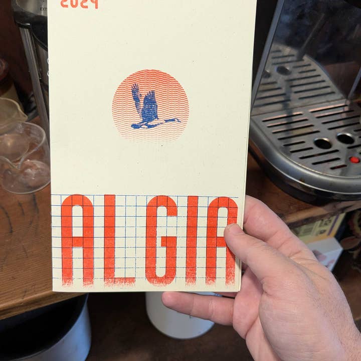 Nostalgia Zine — Red and Blue Risograph Edition for wholesale by The Mook Press