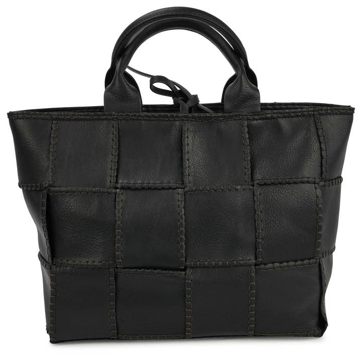 HJS - Wholesale Top Handle Bag - Women's - Handbag 'SADLE' - Noble in braided design9