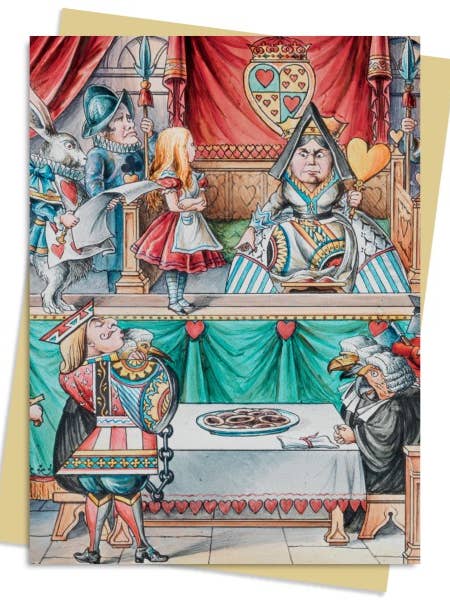 Alice In Wonderland Greeting Card for wholesale by Texas Bookman