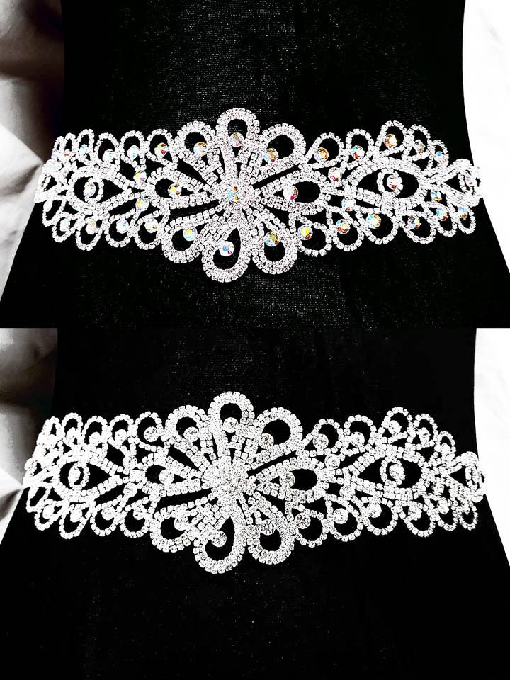 Jeweled Belt With Ivory Ties/sashes 59192 for wholesale by Chicas