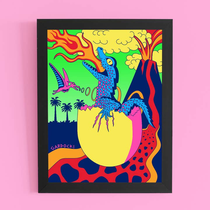 Blast from the Past Kunstdruck für den Großhandel von Brianna Gardocki Art