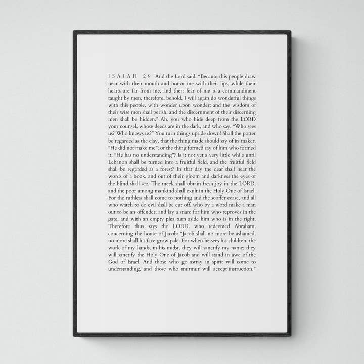 Isaiah 29 | Wonder Upon Wonder for wholesale by Paths of Life