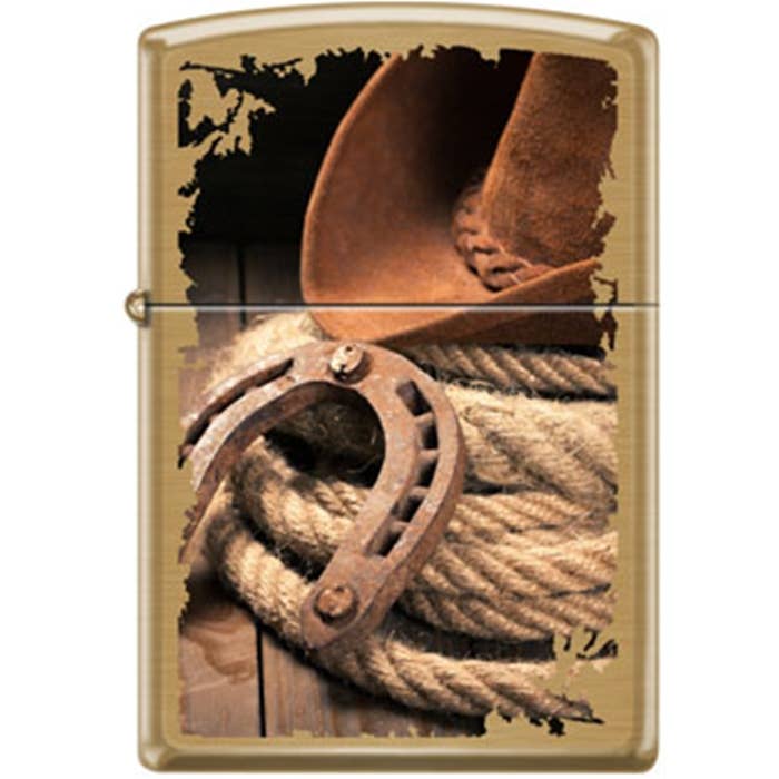 Lighter King – Engroshandel Lighter – Messing Cowboyhat Reb Hestesko Zippo Lighter