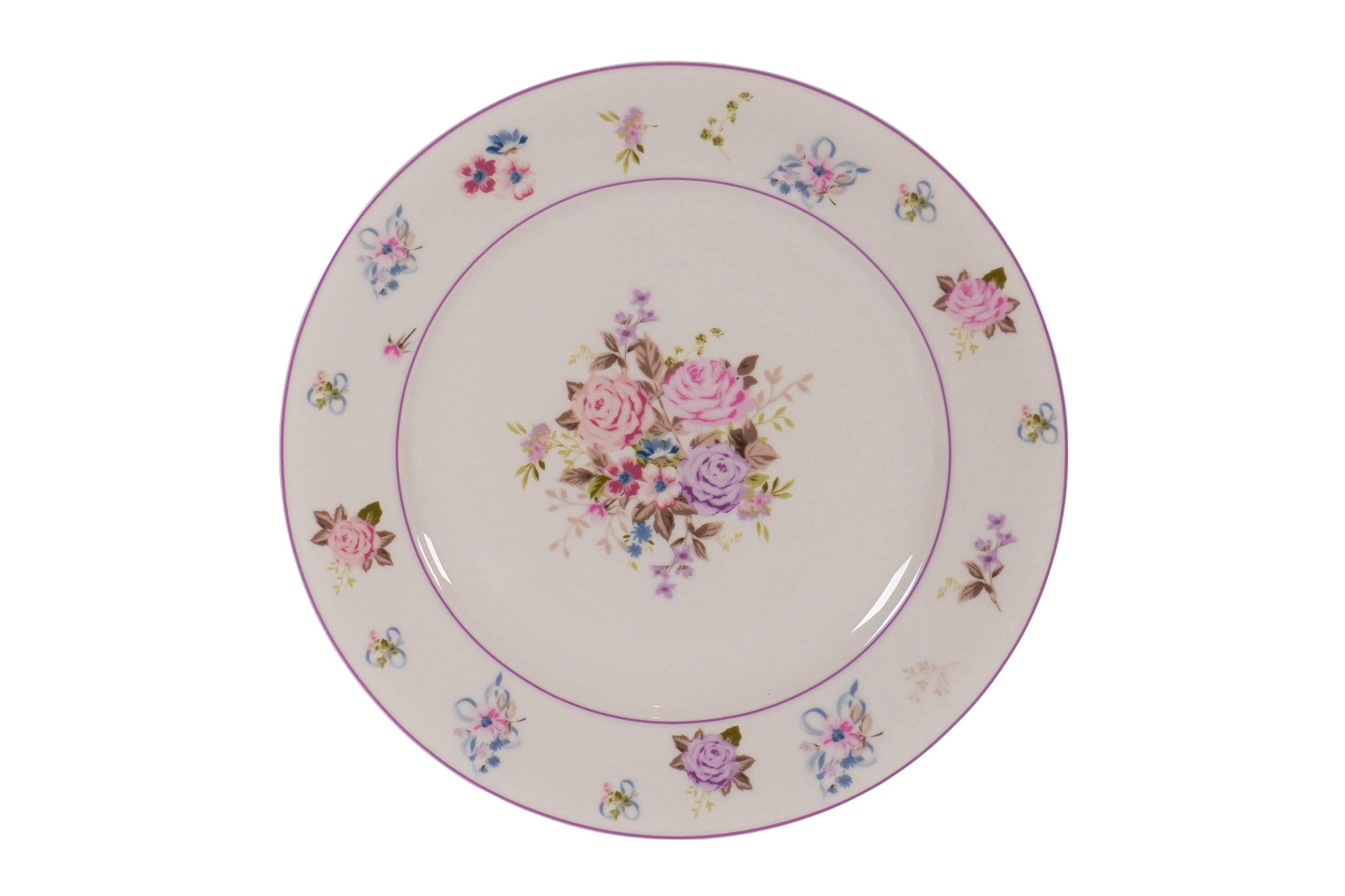 Isabelle Rose – wholesale Dinner plate – Porcelain large plate Flora 26 cm Isabelle Rose2