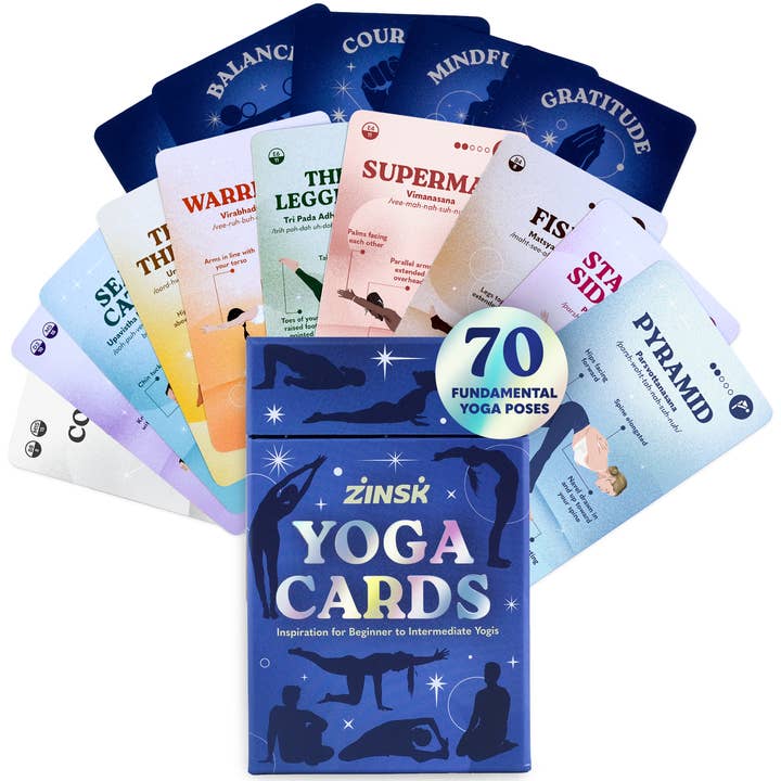 Upgraded Us - Wholesale Card Game - Yoga Cards 70 Cards Including Intention Cards