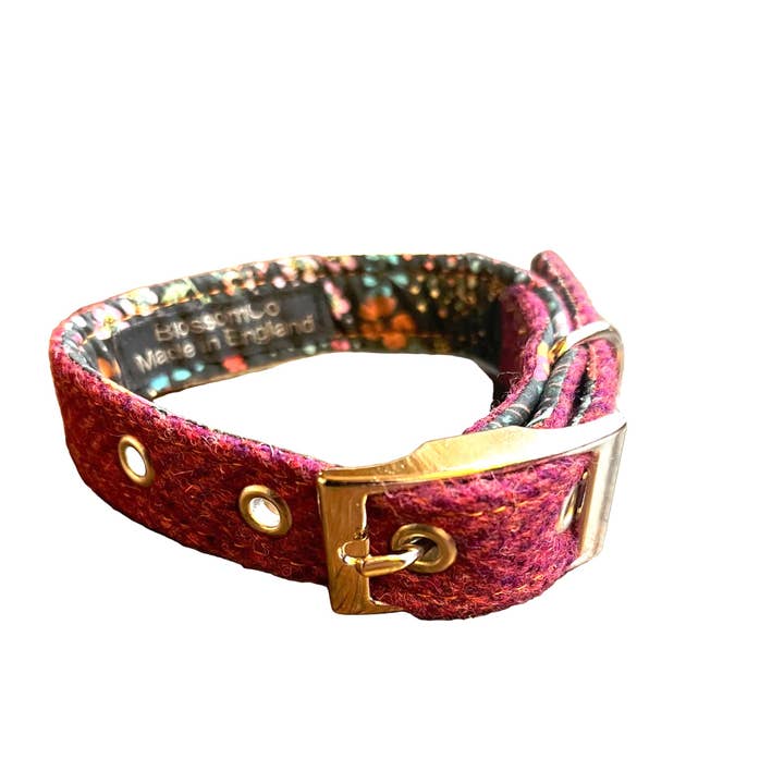 Flodaigh- Harris Tweed Dog Collar for wholesale by BlossomCo