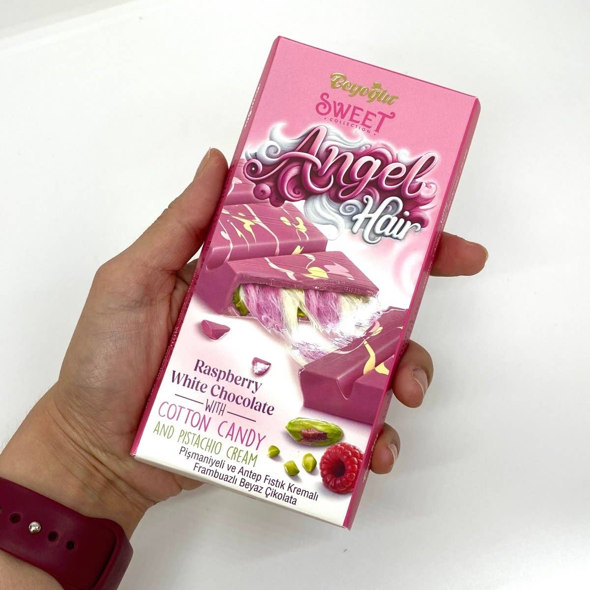 Aladdin – wholesale Chocolate-covered sweets – Beyoglu Angel Hair Raspberry Chocolate Cotton Candy Turkish0