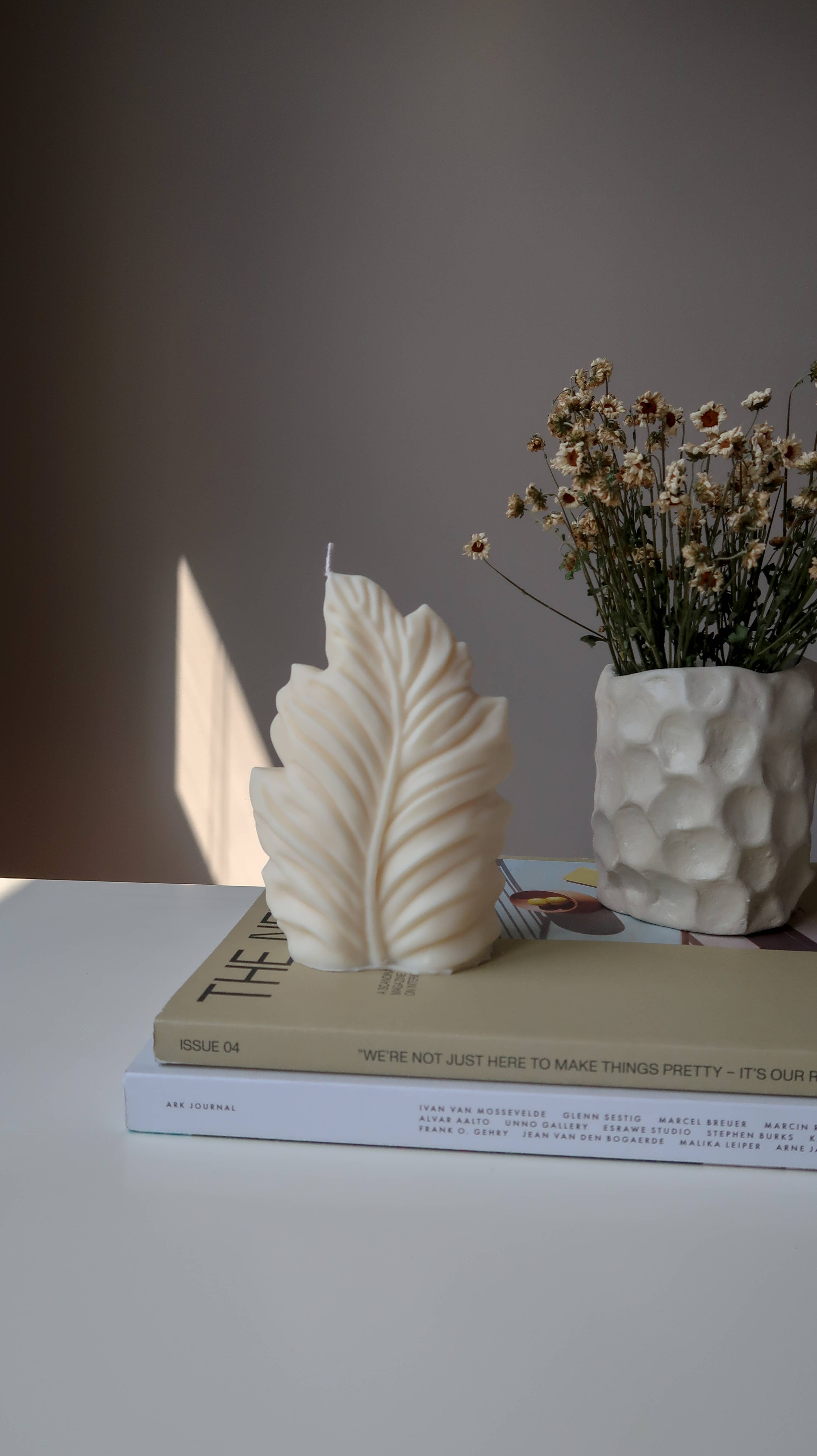 Jeune Home - Vente Bougies originales - Bougie en feuille de palmier | Décoration d'intérieur Boho | bougie en feuille5