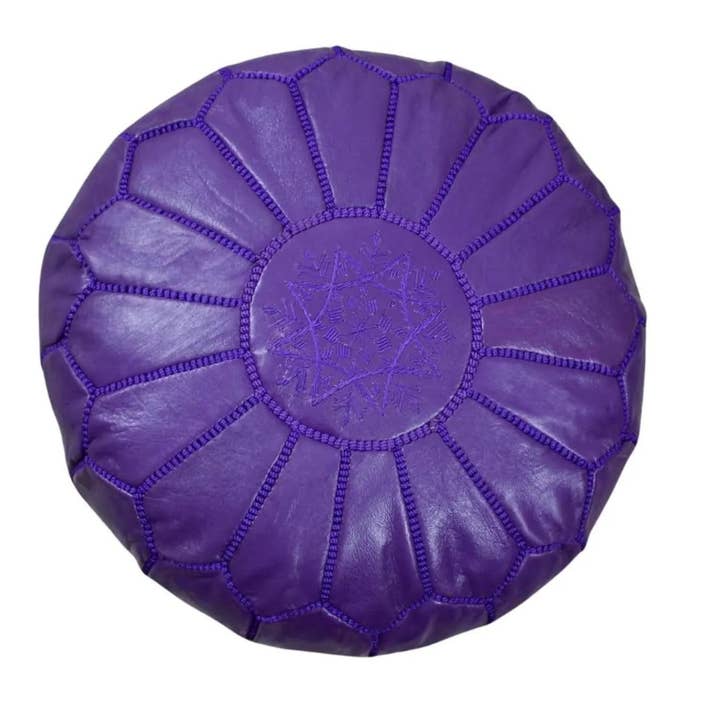 HandHappiness - Wholesale Pouf - Moroccan Ottoman pouf - Handmade Leather Pouf7