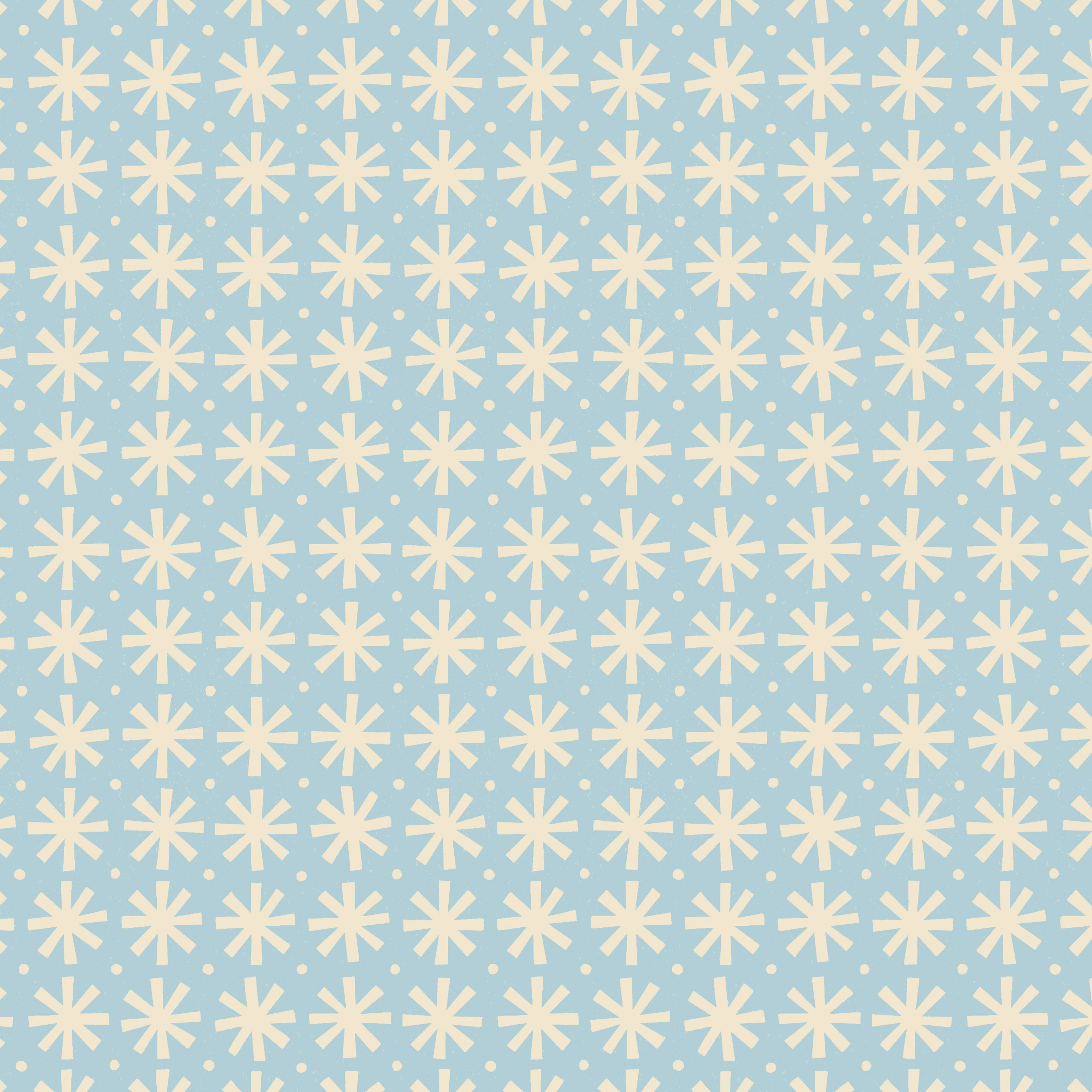 Bird & Co Studio - Wholesale Flat Wrap - Frosty Snowflake | Modern-Retro Recycled Gift Wrap Paper1