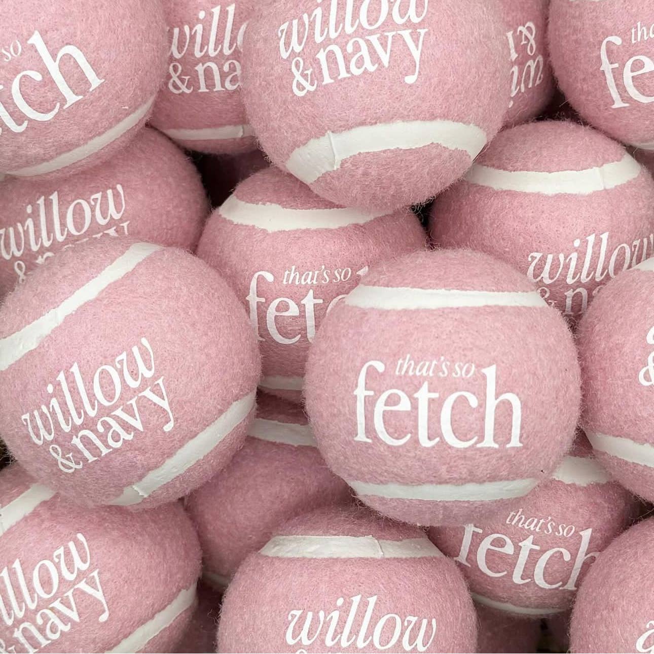 Willow & Navy – Engroshandel Apporterbold - Hund – W&N 4-pak hundetenisbolde2