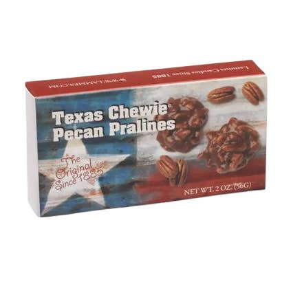 Texas Flag Praline Box, 2 oz - 2 Piece for wholesale by Lammes Candies