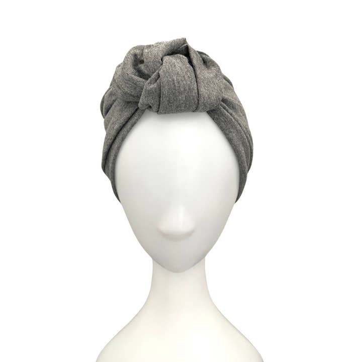 IamMe Store - Wholesale Turban - Women's - Grey Women's Cotton Turban Hat