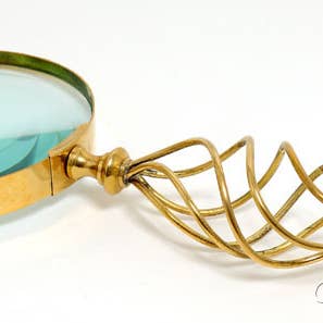 Lupe in Holzbox - 5 Zoll für den Großhandel von Old Modern Handicrafts, Inc.