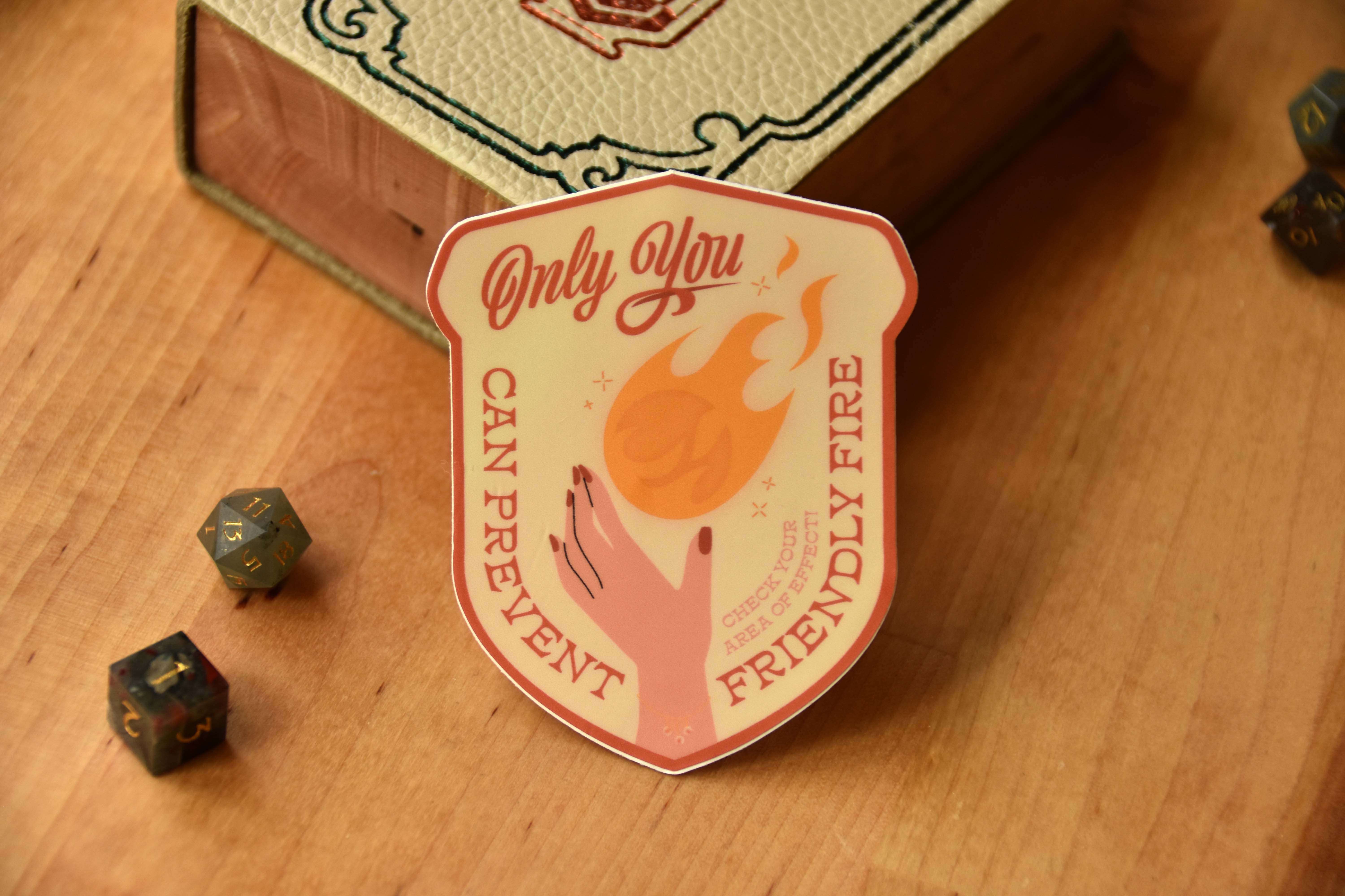 The Franki Hanke - Wholesale Sticker - Fireball Wizard Sticker9