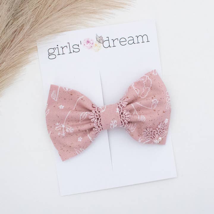 Pinza para el pelo con lazo rosa - Pinza para el pelo para niños - Pinza para el para venta al por mayor de Girls' Dream