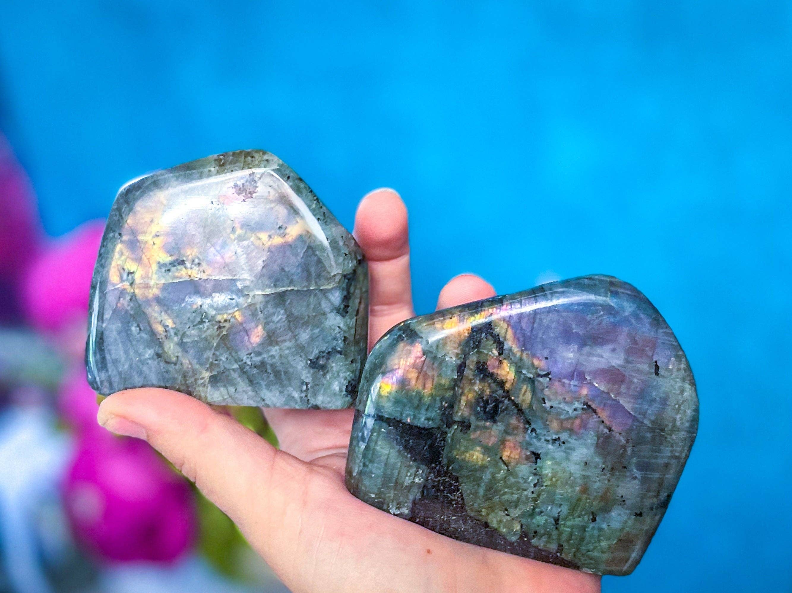 Mandala Gems – wholesale Spiritual stone/crystal – Purple Labradorite Crystal Freeform, Rainbow Labradorite, White Labradorite5