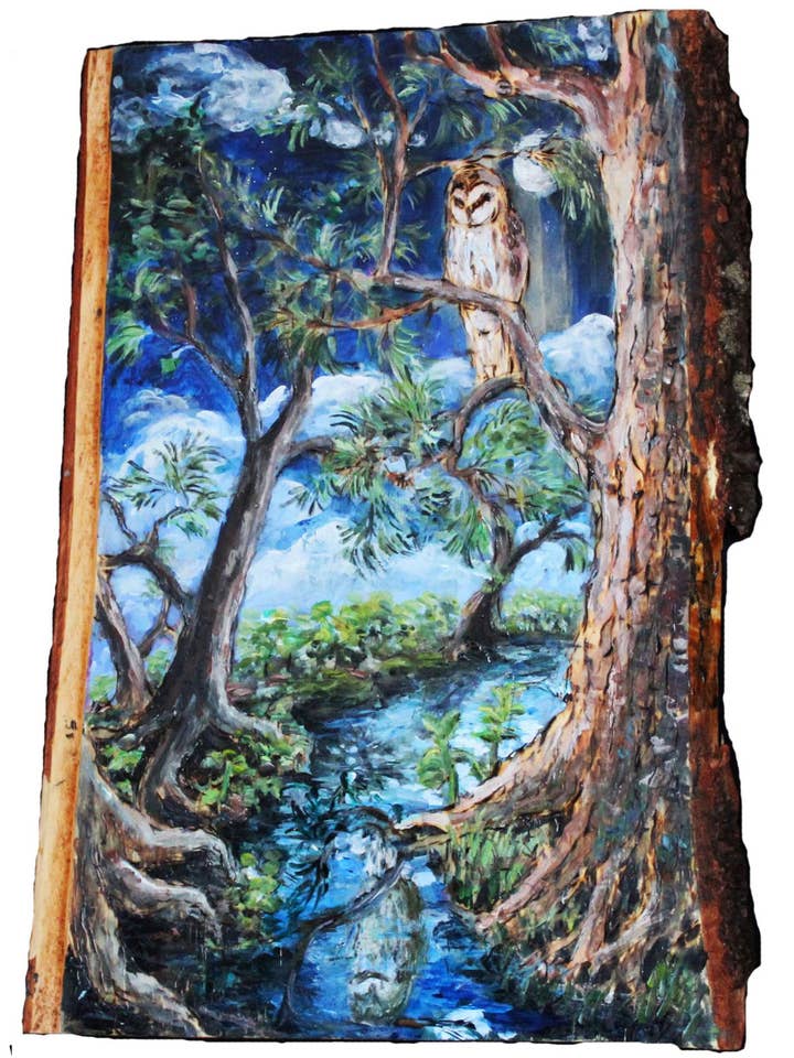 Moonlit Reflection for wholesale by wisdom from the wood greeting cards