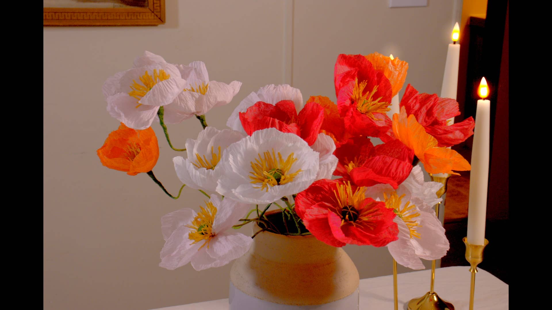 Beautiful Things By Bec - Vendita all'ingrosso Fiori finti - Papaveri di carta fatti a mano1