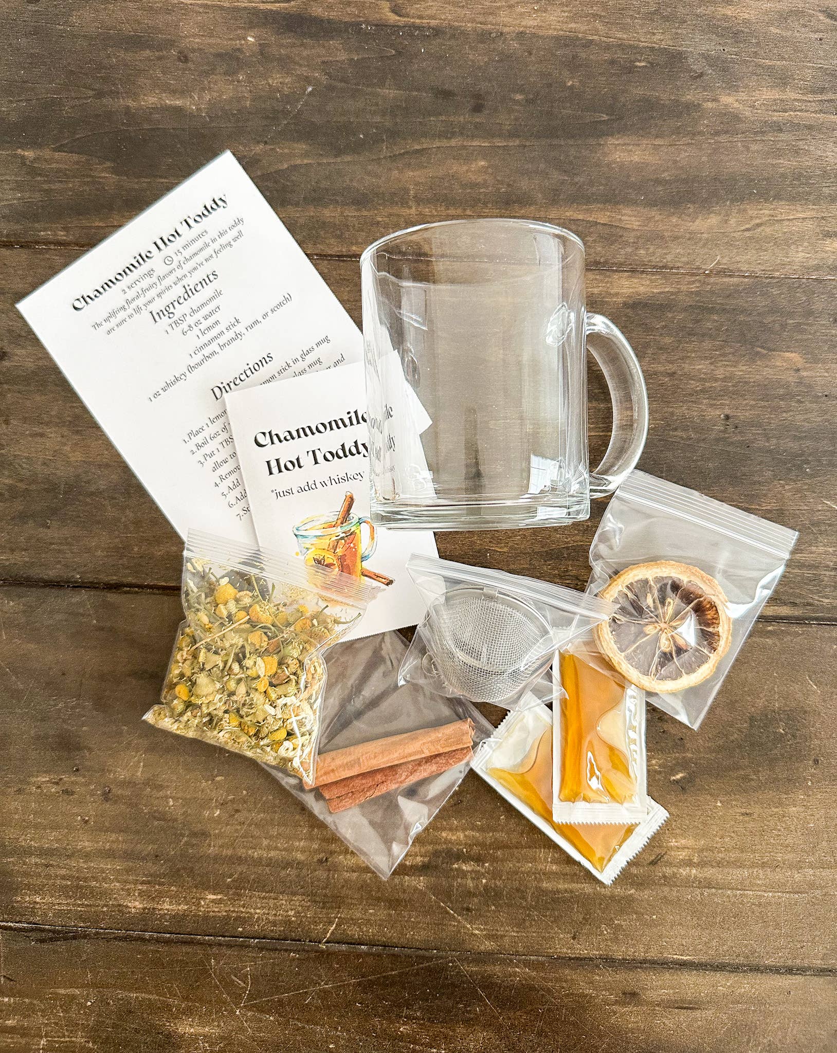 Herbal Rose Apothecary - Wholesale Loose Tea - Chamomile Hot Toddy Gift Set4