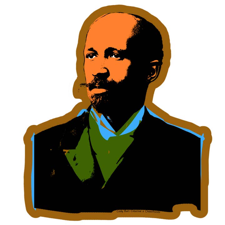 W. E. B. Du Bois Stickers | Black History | Activists for wholesale by CheerNotes Greeting Cards & Stationery