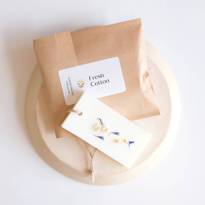 Duftfrisker Fresh Cotton - Sojavoks Voksbrændere - Bomuldsduft for engroshandel hos Pynappel