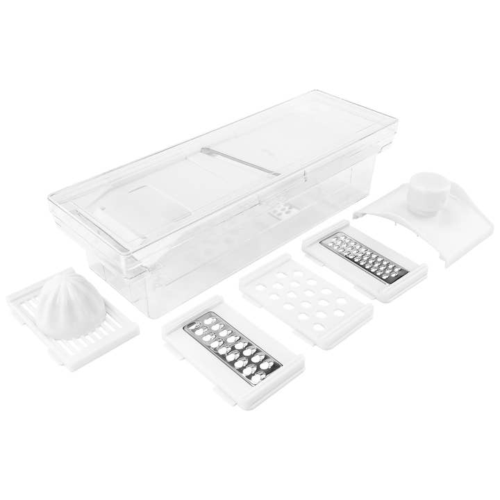 5 in 1 Mandoline Julienne Slicer Grater Juicer Grinder for wholesale by Fairly Odd Brands